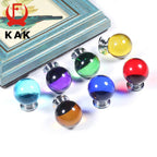 KAK 30mm Crystal Glass Cabinet Knobs and Handle Kitchen Cupboard Door Pulls Drawer Knobs Wardrobe Door Handle Hardware