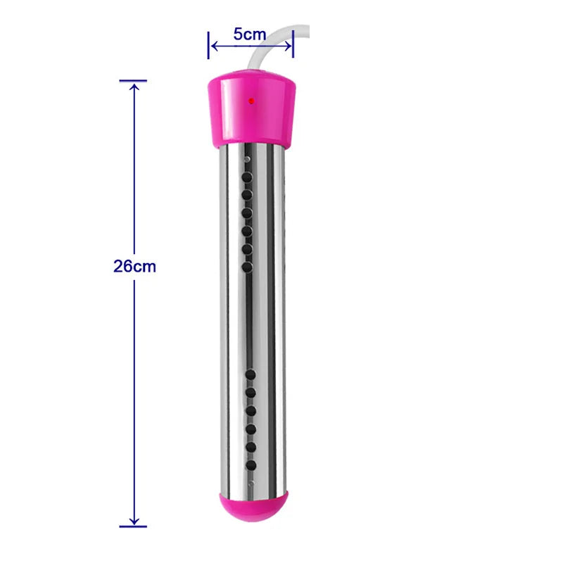 110V/220V Electric Heater Boiler Water Heating Rod Immersion Suspension Water Heater Bathroom Swimming Pool US/EU/UK/AU Plug