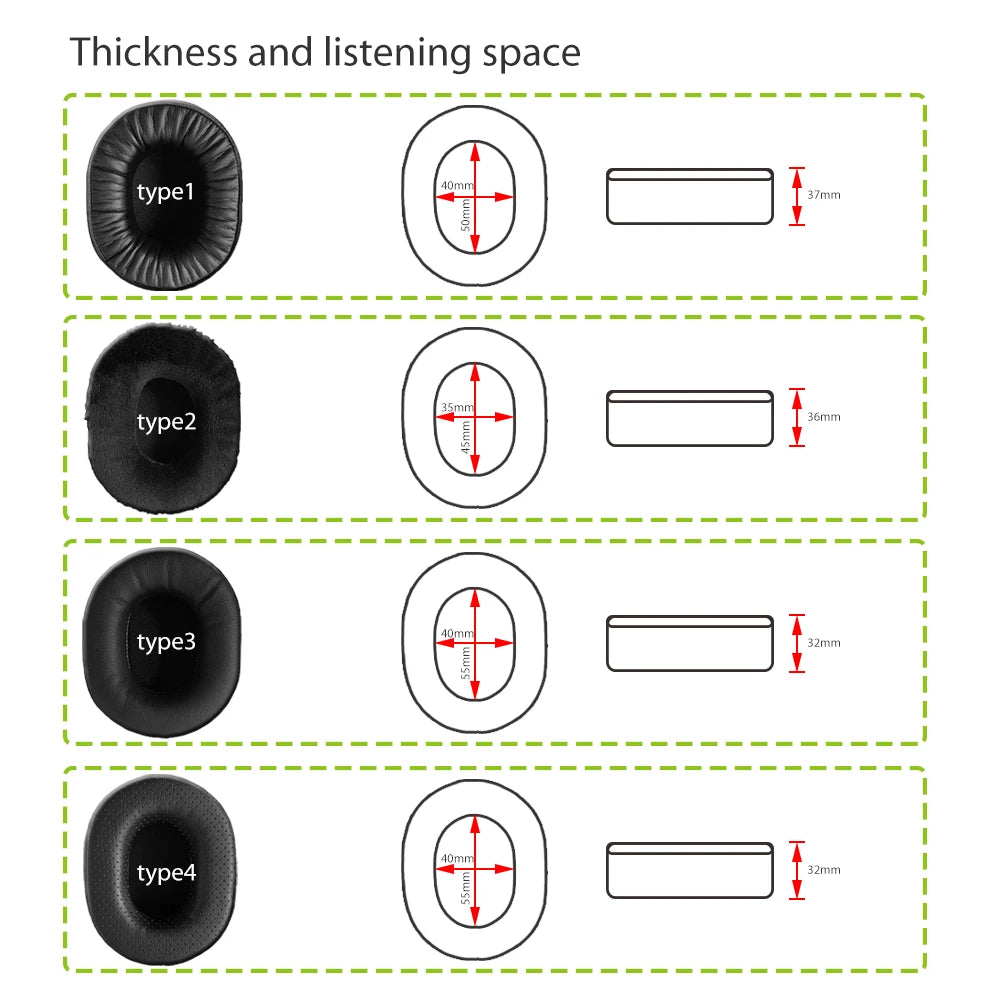 NullMini Replacement Earpads for Logitech G Pro X Headphones Leather Sleeve Earphone Earmuff