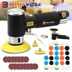 2" 3" Mini Air Sander Pneumatic Orbital Polisher Hand Sanding Tool  Mini Pneumatic  for Auto Body Work, air sander For Polishing