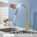 Black Pull-Out Sensor Kitchen Faucet - Touch Control Mixer Tap
