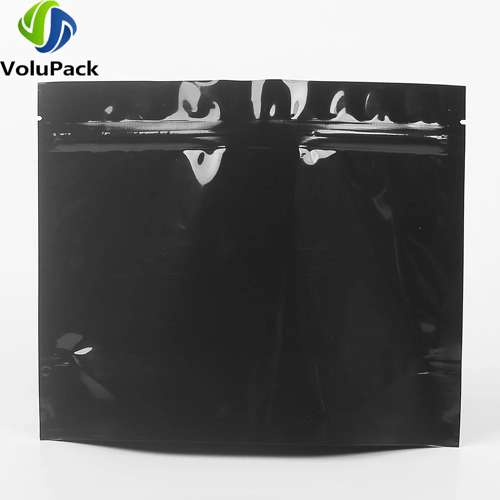 Aluminum Foil Mylar Coffee Storage Bags,Stand Up Heat Sealing,Zip Lock Pouch,Eco Smell Proof Packaging Bags,High Quality,100 Pcs