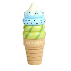 Wooden kitchen toy pretend play house ice cream food toy children play house toy simulation kitchen magnetic food gift for kids