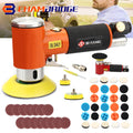 2" 3" Mini Air Sander Pneumatic Orbital Polisher Hand Sanding Tool  Mini Pneumatic  for Auto Body Work, air sander For Polishing