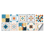 Tile Stickers Waterproof Kitchen Retro Moroccan Self Adhesive Bathroom Decal Vinyl Peel And Stick Wall Decoration Wallpaper