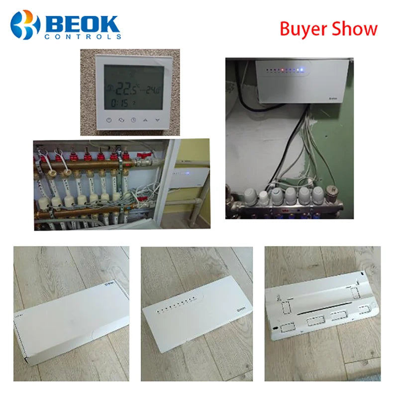 Beok 3A Water Floor Heating System for Smart WIFI Thermostat for Actuators Gas Boiler