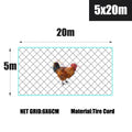 Chicken Rabbit Fence Poultry Nylon Mesh Netting Farming Garden Pond Protection Net  Agricultural Anti Bird Net 10-50M Length
