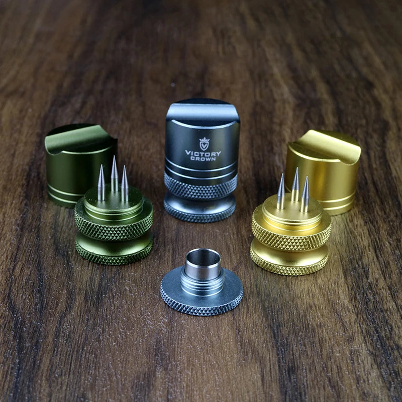 5 In 1 Portable Cigar Punch Cutter Gadgets Pocket Metal Holder Bullet Hole Cut with Cigar Drill Cigar Draw Enhancer Needle Tools