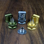 5 In 1 Portable Cigar Punch Cutter Gadgets Pocket Metal Holder Bullet Hole Cut with Cigar Drill Cigar Draw Enhancer Needle Tools