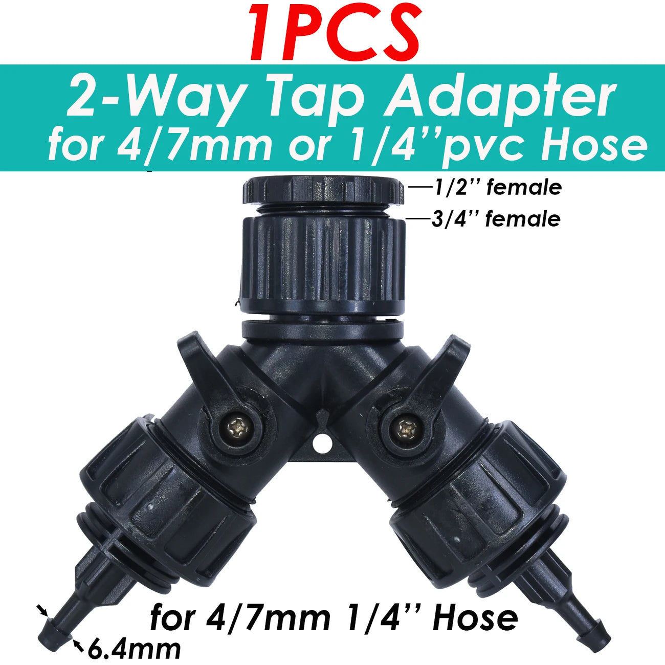 SPRYCLE 5m-100m 1/4'' Garden Watering Hose 4/7mm PVC Micro Drip Irrigation Pipe Tubing for Sprinkler Lawn Pot Plant Greenhouse