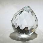 1pc hbl 80mm/100mm Clear Faceted Crystal Prism Ball Chandelier Lighting Hanging Drop Pendants Wedding Decoration