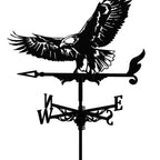 Weathervane Weather Vanes Roofs Retro Garden Stake Weather Vane Measuring Tools Outdoor Roof Decoration Architecture Decor Craft