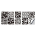 Tile Stickers Waterproof Kitchen Retro Moroccan Self Adhesive Bathroom Decal Vinyl Peel And Stick Wall Decoration Wallpaper
