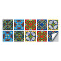 Tile Stickers Waterproof Kitchen Retro Moroccan Self Adhesive Bathroom Decal Vinyl Peel And Stick Wall Decoration Wallpaper