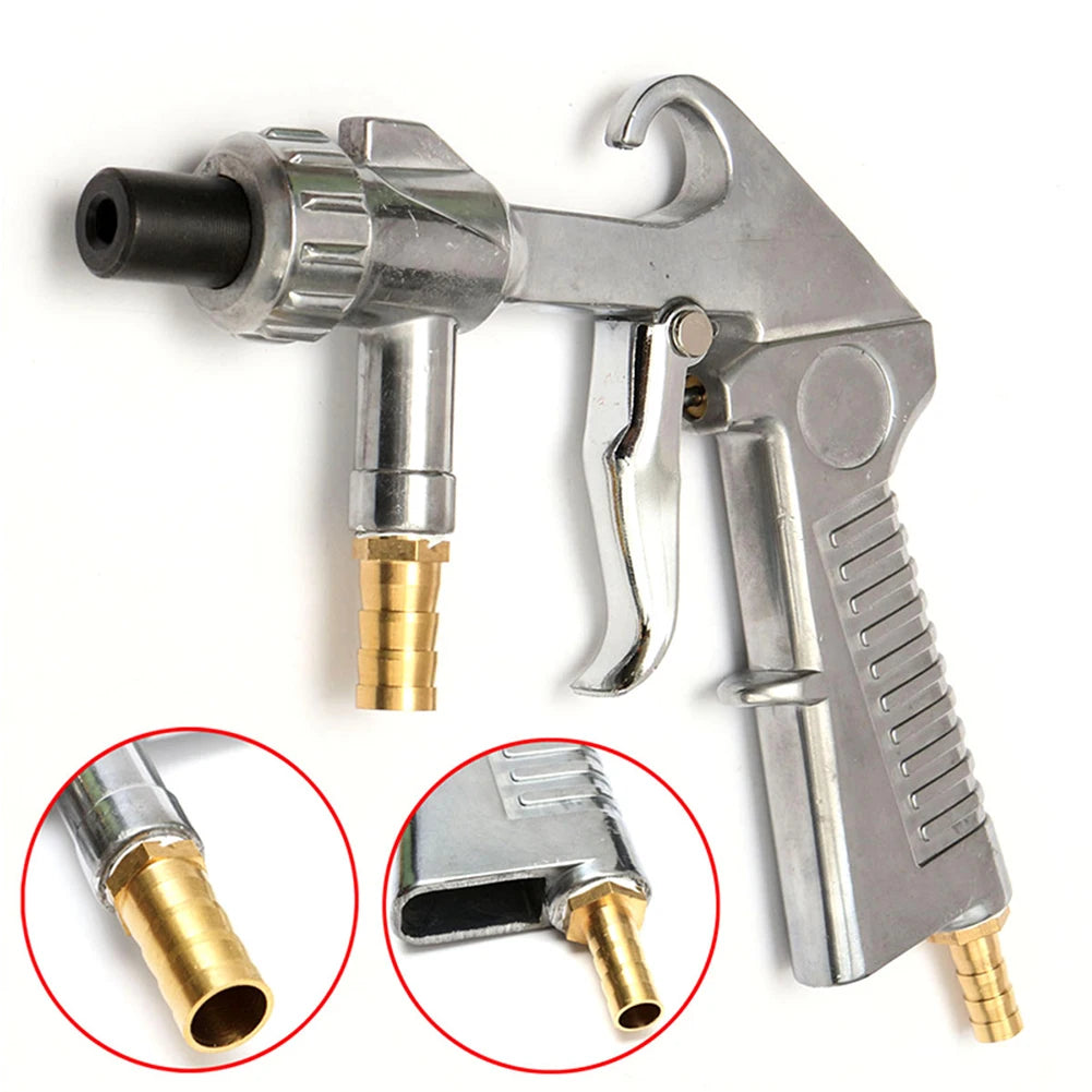 Sandblaster Air Siphon Feed Blast Sand Blasting Gun with Metal Ceramic Nozzle Tips for Blasting High-pressure Sand Blasting Tool