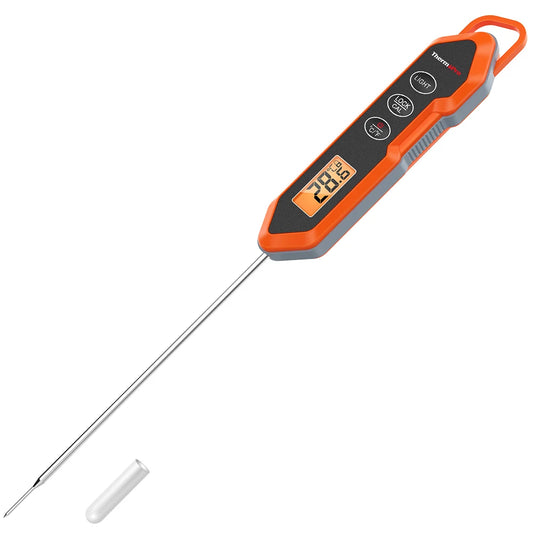 Digital Waterproof Meat Thermometer with Backlight & Instant Read
