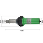 1600W Heat Gun Industrial Electric Hot Air Gun Hair Dryer Hairdryer PP PVC Plastic Welding Torch Hand-Held Thermal Power Tool