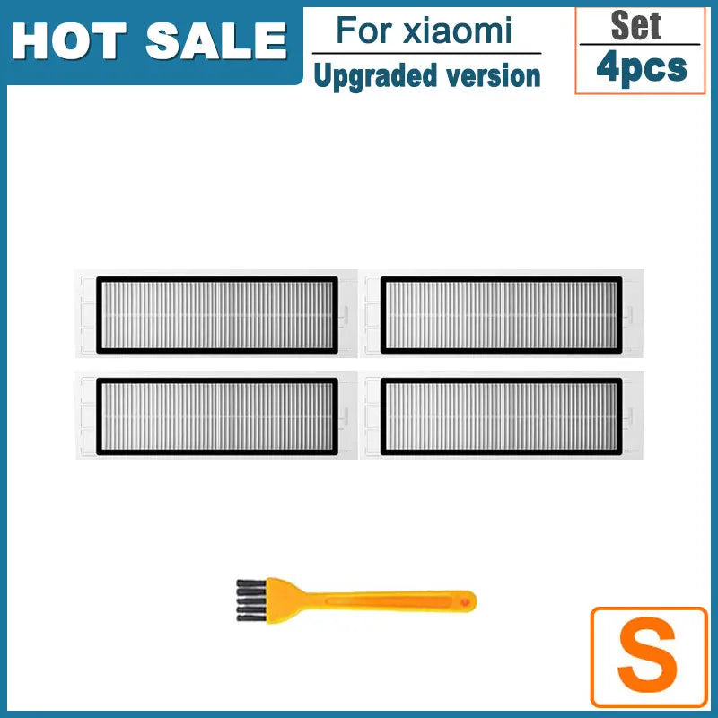 Hepa Filter for Xiaomi Mijia 1S,Roborock S5 S50 Max,Mi Robot Vacuum Cleaner,Mop Roller Side Brush Accessories Spare Parts Kit