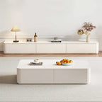 Sintered Stone White TV Cabinet