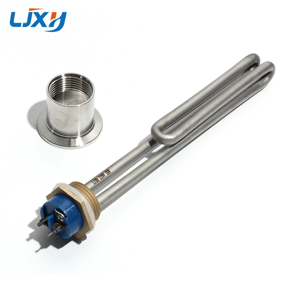 LJXH Foldback Screw In Electric Water Heater Element with 1 INCH NPT Thread 1KW/2KW/3KW/4KW/6KW 201 Stainless Steel
