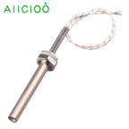 AIICIOO DC Water Heater 12V/24V/36V/48V Cartridge Heating Element M16 Tubular Electric Heater 100W 150W 200W 300W SUS304