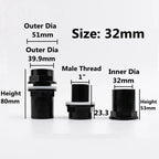 20-50mm PVC Pipe Thicken Connectors Fish Tank Pipe Drainage Connector Garden Drain UPVC Pipe Adapter Water Supply Pipe Fittings