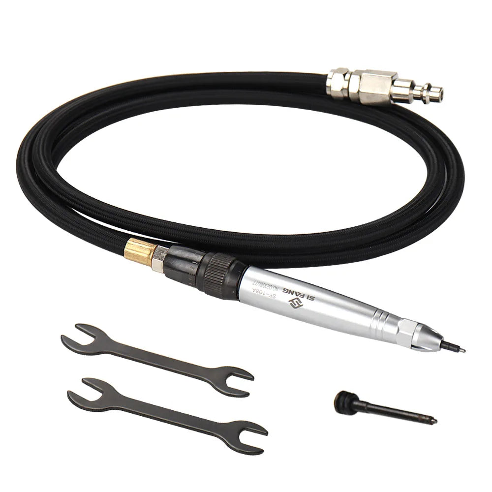 Air Pencil Engraving Pen Pneumatic Engraver Grinder Kit Scribe Hammer Engraving Lettering Tool for Glass Sheet Cutting Tool