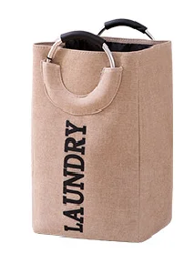 2021 Waterproof Storage Bag Household Dirty Laundry Basket Folding Clothing Storage Bucket Clothes Toys Organizer with Handles