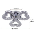 Modern Crystal Led Ceiling Light Nordic Chandelier Living Room Decor Indoor Pandent Lamp Bedroom Fixture Hotel Luxury Luminaire