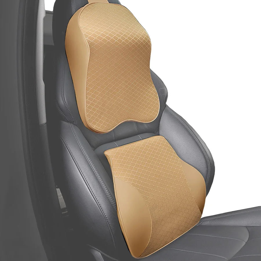 Headrest Car Neck Pillow Big Size Auto Seat Head Support Message Seat Neck Rest Cushion Under the Neck in The Car Memory Cotton