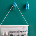 Kitchen Nordic Clothes Key Self Adhesive Towel Wall Mounted Hanger Key Holder Storage Rack