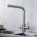 Black Filtered Kitchen Faucet Water Filter Kitchen Faucets Filter Faucet Mixer Water Purification Water Drinking Water Taps