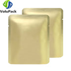 High Quality Vacuum Heat Seal Coffee Bags Open Top Tear Notch Matte Powder Pouches Eco Smell Proof Aluminum Mylar Packaging Bags