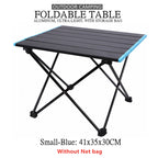 Portable Folding Camping Table Aluminium Alloy Ultralight Computer Bed Table Outdoor Garden Camp Party BBQ Picnic Foldable Table