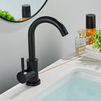Suguword Bathroom Basin Faucet Stainless Steel Hot Cold Wash Mixer Crane Tap Rotation Sink Faucets Single Handle