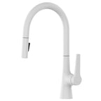 Bagnolux Titanium Black Brushed Deck Mounted Kitchen Faucet Two Function Single Handle Pull Out Mixer Hot and Cold Water Taps
