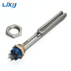 LJXH Foldback Screw In Electric Water Heater Element with 1 INCH NPT Thread 1KW/2KW/3KW/4KW/6KW 201 Stainless Steel