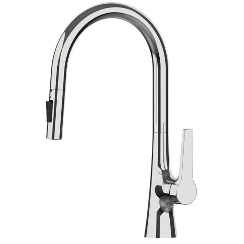 Bagnolux Brass Chrome Black Brushed Gold Spray Rotation Deck Mounted Hot And Cold Water Sink Taps Pull Out Spout Kitchen Faucet