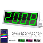 Smart Digital Wall Clock with APP Control & Alarm