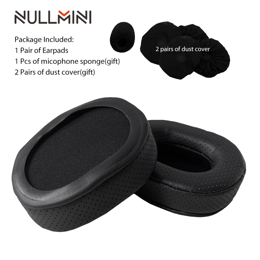 NullMini Replacement Earpads for Logitech G Pro X Headphones Leather Sleeve Earphone Earmuff