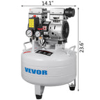 SucceBuy 30L 40L Air Compressor 6.6/8.8 Gallon Ultra Quiet Oil-free Air Compressor 850W For Garage Workshop Clinic Home Repair