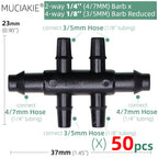 Greenhouse drip irrigation 4-way drip arrow 2-way transmitter irrigation system Potted plants with greenhouse suite 10set 20set