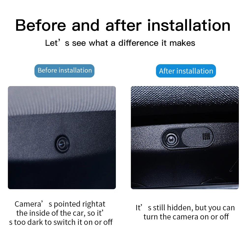 YZ For Tesla Model 3 Y Highland Juniper  Camera Cover for Tesla Car Monitor Ultra-Thin Webcam Sticker Interior Accessories