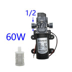 DC 12Volt 60w 80w 100w Diaphragm pump Water Micro High Pressure Self-Priming Booster Pump for Garden irrigation car wash