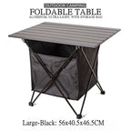Portable Folding Camping Table Aluminium Alloy Ultralight Computer Bed Table Outdoor Garden Camp Party BBQ Picnic Foldable Table