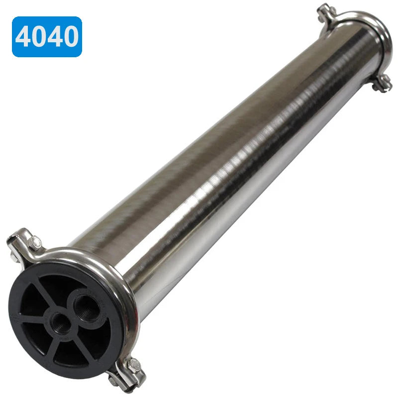 Coronwater Stainless Steel Membrane Housing 4 x 40 1/2 Feed