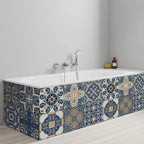 Tile Stickers Waterproof Kitchen Retro Moroccan Self Adhesive Bathroom Decal Vinyl Peel And Stick Wall Decoration Wallpaper