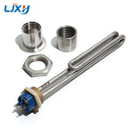 LJXH Foldback Screw In Electric Water Heater Element with 1 INCH NPT Thread 1KW/2KW/3KW/4KW/6KW 201 Stainless Steel