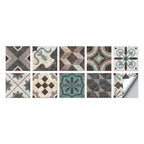 Tile Stickers Waterproof Kitchen Retro Moroccan Self Adhesive Bathroom Decal Vinyl Peel And Stick Wall Decoration Wallpaper