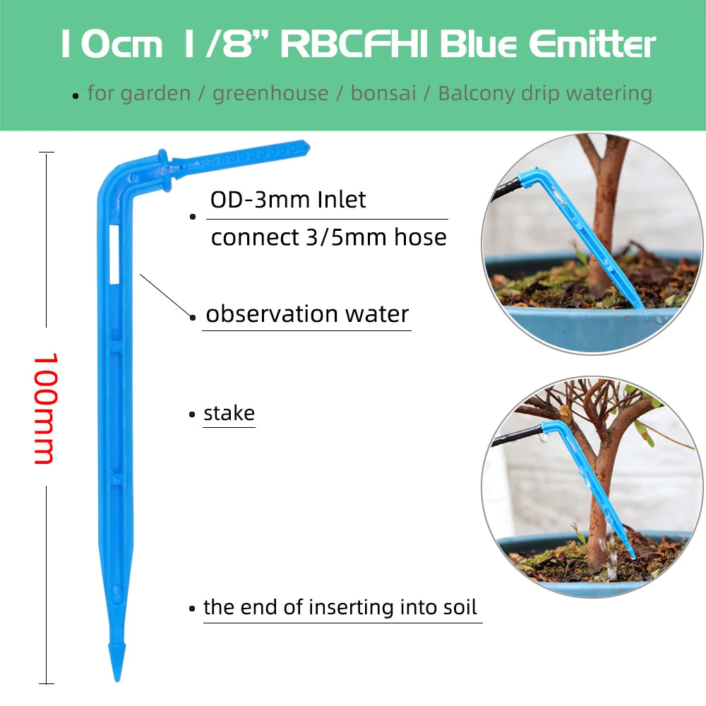 Greenhouse drip irrigation 4-way drip arrow 2-way transmitter irrigation system Potted plants with greenhouse suite 10set 20set